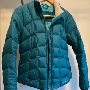 Eddie Bauer Teal Puffer Coat